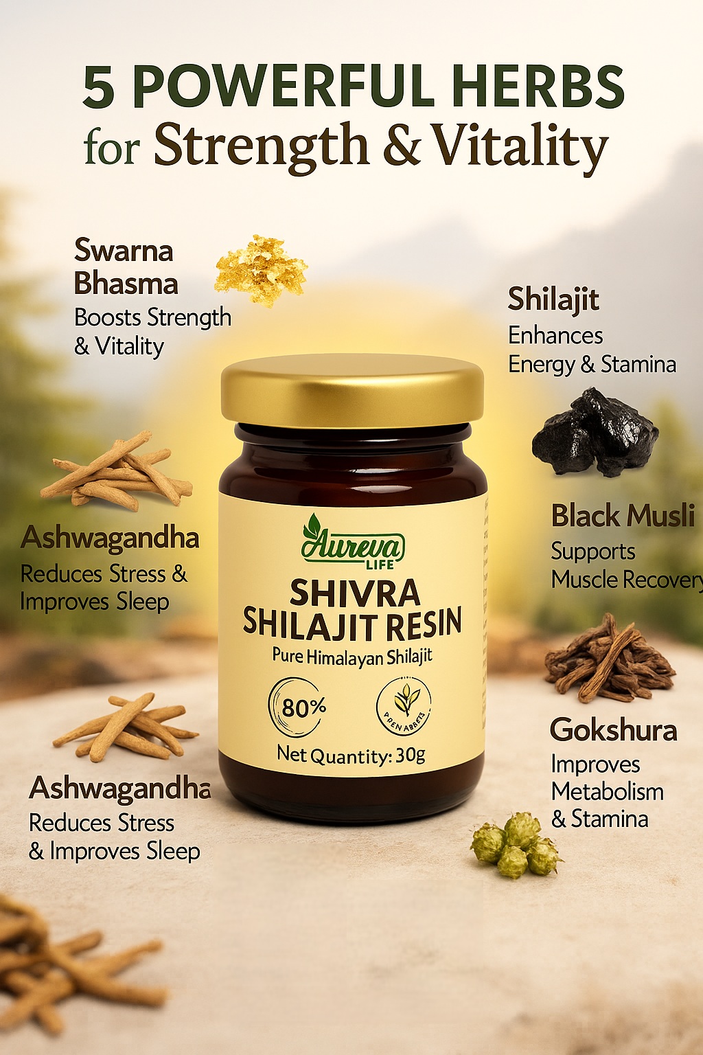 s6 ayurvedic shilajit resin